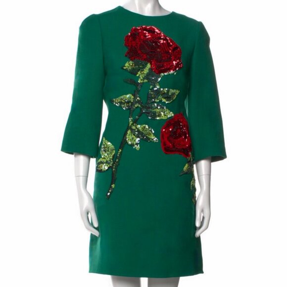 RUNWAY TIMELESS COLLECTIBLE DOLCE & GABBANA MINI DRESS SIZE M, 44 IT - Picture 11 of 15
